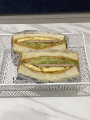 圖片 貝克斯Cafe/花生醬豬排嫩蛋吐司