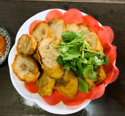 圖片 金玉食堂蔬食創意料理/泰式椒麻香酥排